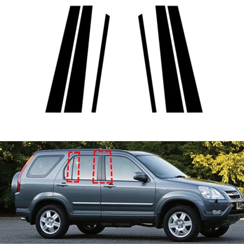 Accesorios de decoración para Honda CR-V 2002-2006: 6 molduras de postes de pilar de coche