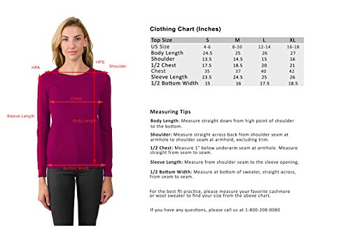 Image of JENNIE LIU Women's 100% Pure Cashmere Crew Neck Sweater