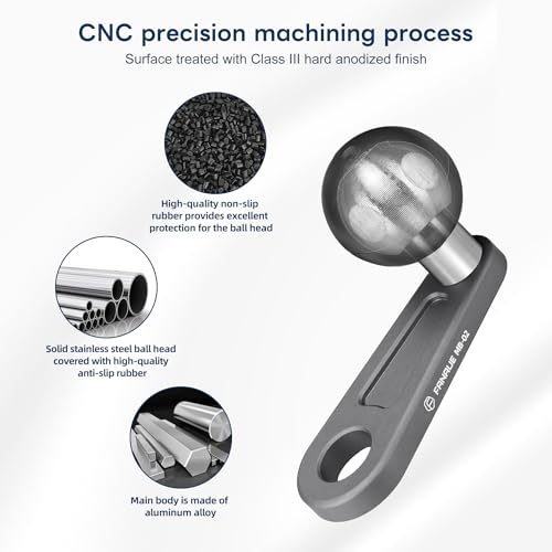 FANAUE Base esférica adaptador de cabeça de parafuso MB-02 com orifícios de montagem de 10 mm compat