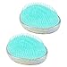 Dioche 2pcs Egg Round Shape Comb, Anti-knot Massage Comb, Wet and Dry Use Portable Scalp Massage Detangling Brush for Beauty Salon and Home, Wholesale Business