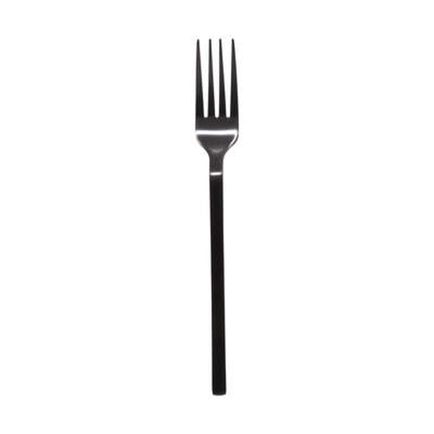 Lot de 2 Ménagères Modern Wood en Acier Inoxydable - 48 couverts - Noir Mat