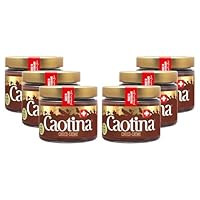 Caotina Schokoladen Creme Brotaufstrich süß SchokoCreme ohne Palmöl SchokoladenAufstrich mit Nuss und echter Schweizer Schokolade, 6 x 300 g