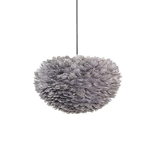 Suspension en plumes design moderne pour éclairage de salle à manger