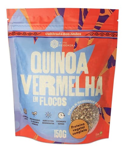 QUINOA VERMELHA EM FLOCOS VIVA REGENERA - 150G