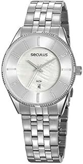 Relógio  Seculus  Feminino Ref: 77073l0svns2 Fashion Prateado 
