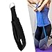 Pegciuho Pilates Strap, Lightweight Double Loop Strap for Improving Flexibility, Portable Fitness Strap, Pilates Equipment for Arms and, with Silver Rings