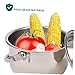 GRIRIW Olla de Cocina Inoxidable con Tapa y Asa para Sopa y Fideos Utensilio Multifuncional para Cocina Compatible con Inducción y Gas Imagen de GRIRIW Olla de Cocina Inoxidable con Tapa y Asa para Sopa y Fideos Utensilio Multifuncional para Cocina Compatible con Inducción y Gas