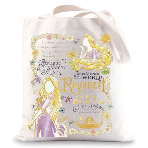BWWKTOP Princess Tote Bag Princess Lover Gifts Princess Canvas Shoulder Bag miniatura 1