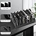 QIRANUI Soft Foam Pistol Rack for Gun Safe, Gun Cabinet, Durable Handgun Stand Organizer Accessories with Gun Slots, Compatible with Size Firearm, Revolver Pistols Holder（6 Positions） ﻿