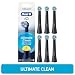 Oral-B iO Series Ultimate Clean Original Replacement Heads, Pack of 6 Black Refills for Oral-B io Electric Toothbrushes, Deep Removal of Bacterial Plaque