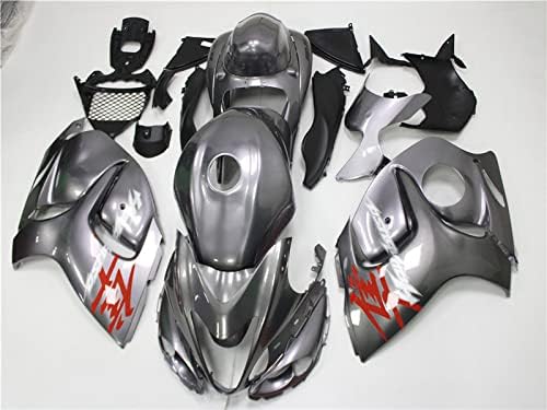 Miniatura 3 de MC - Molde de inyección completo gris rojo para Suzuki 2008-2020 Hayabusa Gen2 GSXR 1300 GSX-R Molde de inyección de plástico ABS nueva carrocería