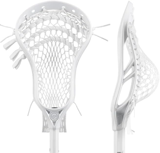 City Sports Maverik Critik Alloy Men’s Complete Lacrosse Stick – Lightweight 7000 Series Alloy Shaft with Semi-Hard Mesh for Superior Control and Performance