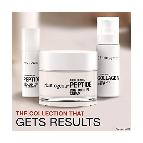 Neutrogena-Rapid-Firming-Peptide-Contour-Lift-Face-Cream-Moisturizing-Daily-Facial-Cream-to-visibly-firm-lift-skin-plus-smooth-the-look-of-wrinkles-Mineral-Oil-Dye-Free-17-oz Neutrogena Rapid Firming Peptide Contour Lift Face Cream, Moisturizing Daily Facial Cream to visibly firm & lift skin plus smooth the look of wrinkles, Mineral Oil- & Dye-Free, 1.7 oz