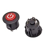 JIARUIXIN Power Switch Button Start Switch Replacement Accessory, for 20A 12VDC Applicable with Children's Electric Ride-on Vehicles