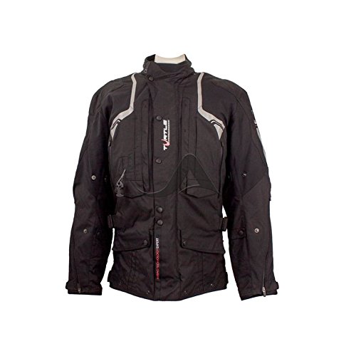 helite Touring Airbag Chaqueta Negro Moto Chaqueta