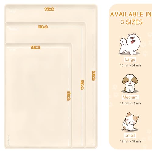 Fini l'eau sur le sol : tapis d'alimentation imperméable pour chien MateeyLife - 4