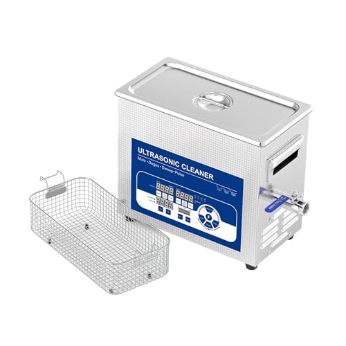 Limpiador ultrasónico de sobremesa 4,5 l y 200 W, multifrecuencia 40/68/80/120 KH, for emulsificación, extracción mezcla en laboratorio químico(68KHz)