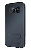 Galaxy S6 Case, [ Kickstand Case ] - JOTO Hybrid Tri Layer Armor Cover Case with Kickstand for Samsung Galaxy S6, SM-G920, [Flexible TPU + double Hard PC], Samsung Galaxy S6 Stand Case (Black, Dark Blue)