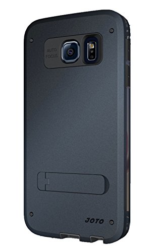 Galaxy S6 Case, [ Kickstand Case ] - JOTO Hybrid Tri Layer Armor Cover Case with Kickstand for Samsung Galaxy S6, SM-G920, Samsung Galaxy S6 Stand Case (Black, Dark Blue)