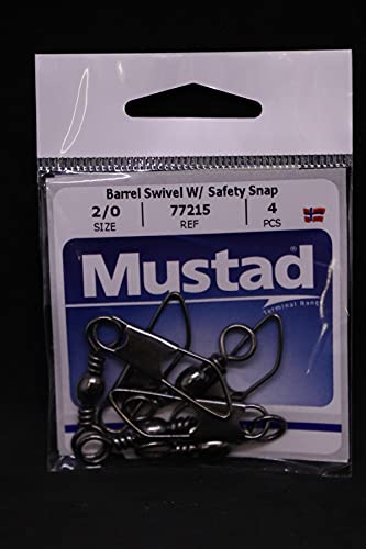 Pivotant à Barillet Mustad Noir 2/0 en Pêche en Mer face aux Courants