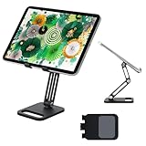 NOMAD DESK iPad スタンド タブレット 軽量290g 多彩な変形 関節硬さ調節 ガチガチ安定 12.9インチタブレット対応 15.6インチモバイルモニター対応 折りたたみ式 アルミ合金 iPhone スマホ 液タブ Switch対応 ノマドデスク NOMAD STAND PRO CREATE モノマガジン掲載 ブラック