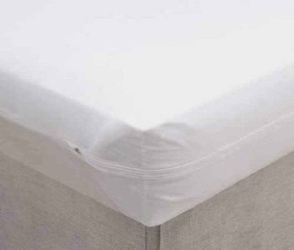 Vinyl Mattress Protector 3 Gauge Twin Extra Long Size Zippered, 39-Inch by 80-Inch