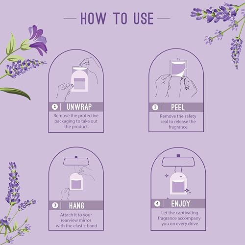 Image of Aromahpure Gel Wink Hanging Car Perfume | Long-Lasting Gel Based Car Air Freshener | Car Accessories | Last Up to 30 Days (Musk-Aqua-Lavender)