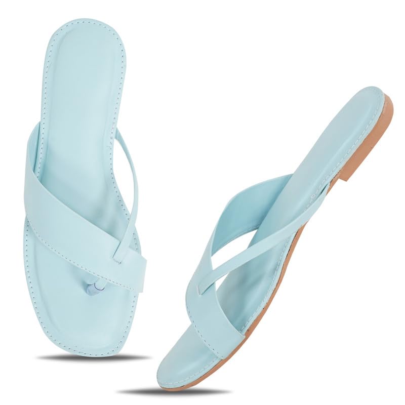 DFR Flipflops for Women and Girls Daily Use Slipper Casual Flip Flops sandal, Color – SkyBlue, UK Size 4 (B0D7ZPDQ1L) Amazon Price History, Amazon Price Tracker