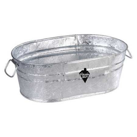 Utility Tub, 4 gal., Silver
