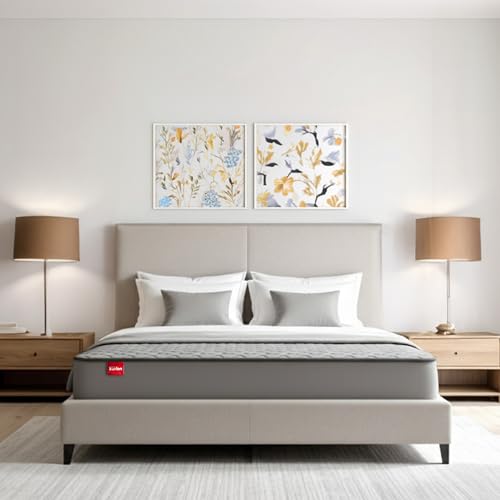 Image of Kurlon Klassic Essential Mattress | ACD Technology | Rubberized Coir | STR8 Coir Pad | HR Foam | Medium Firm Comfort | Polar Fleece Fabric | Double Quilted Layer | Double |84x48x5| 10 Years Warranty