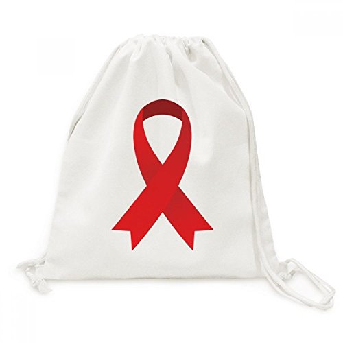 Sac à dos cordon Ruban Rouge VIH pour vos voyages et sorties solidaires