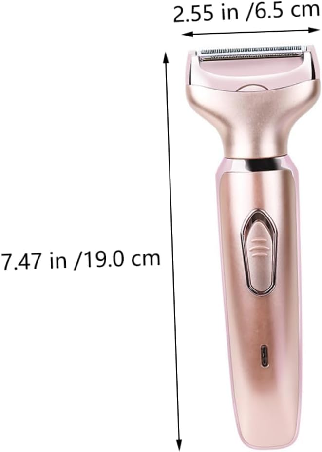 PartyKindom Shaver Hair Removal Machine Body Trimmer Painless Bikini Trimmer for Women Rechargeable Cutter Smooth Skin Experience