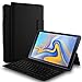 Produktbild IVSO Tastatur Hülle für Samsung Galaxy Tab A 10.5 SM-T590/T595,[QWERTZ Deutsches], Nicht abnehmbar Tastatur Schutzhülle für Samsung Galaxy Tab A SM-T590/SM-T595 10.5 Zoll 2018, Schwarz