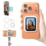 【Écran de Surveillance pour Selfies et Vlogs】 Ce nouvel écran magnétique pour iPhone reproduit l'image de la caméra arrière de votre téléphone, vous permettant de contrôler précisément votre cadrage et de capturer des images de meilleure qualité. Dites adieu aux photos floues et aux angles difficiles grâce à cet écran de surveillance pour selfies, pour des prises de vue plus simples et professionnelles