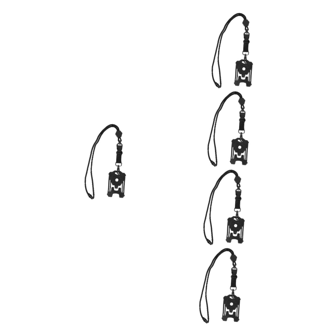 5pezzi Portabadge Con Lanyard Distintivi Per e Scuola Copertura Per Dipendenti e Studenti