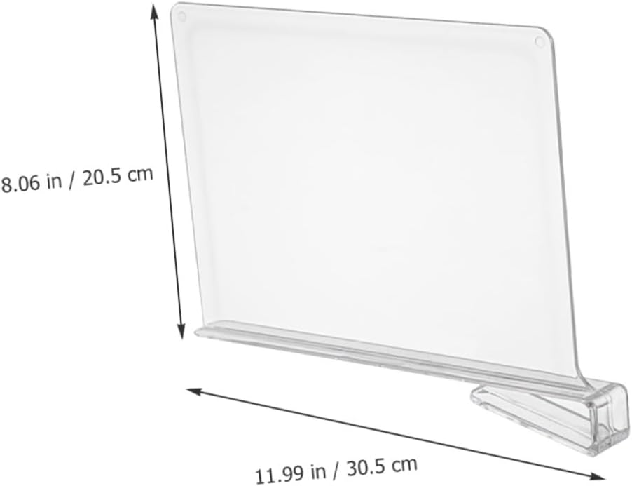 NUOBESTY 6Pcs Clear Shelf Dividers for Closet Organization Flexible Clothes Separators Home Organizer Storage Panels for Bedroom Kitchen Office