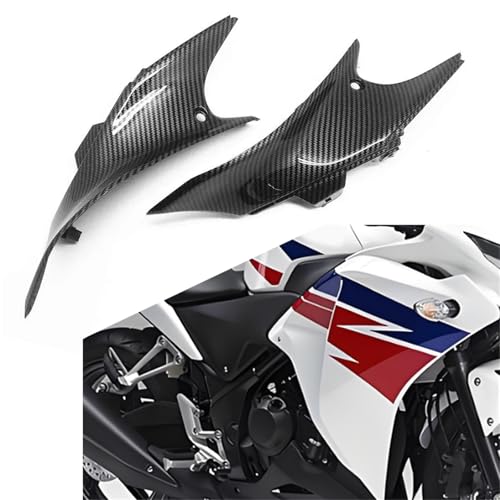 Ailettes de carénage moto carbone noir pour Honda CBR250 RR 2011-2014