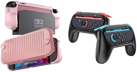 ProCase Dockable Switch 2 Grip Case Bundle with 2 Pack Joy-Con Grips for Nintendo Switch 2 2025 Released image 3