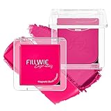 Fillwie Valentine’s Day Blush Duo – Highly Pigmented 2-in-1 Cream & Powder Blush for Cheeks, Eyes & Lips, Long-Lasting, Blendable, Romantic Gift for Her (2Pack,Berry Bliss)