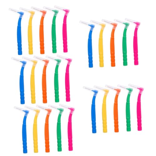 Brossettes interdentaires pour éliminer la plaque, cure-dents en plastique souple jetables