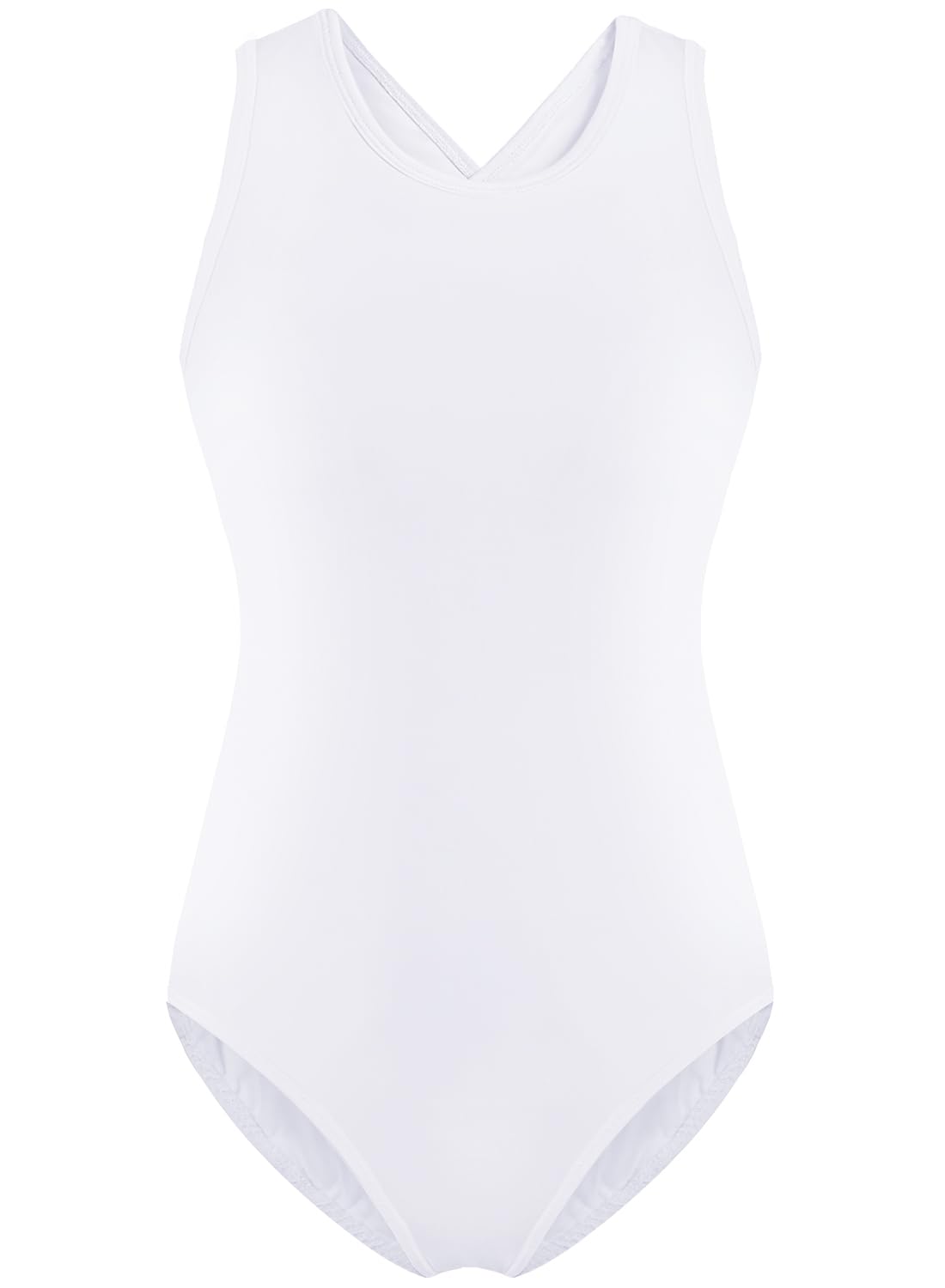 Gymnastics Leotards for Girls Hollow Back Dance Ballet Outfit Sleeveless Unitards Tank Bodysuit for Kids 4-14 Years