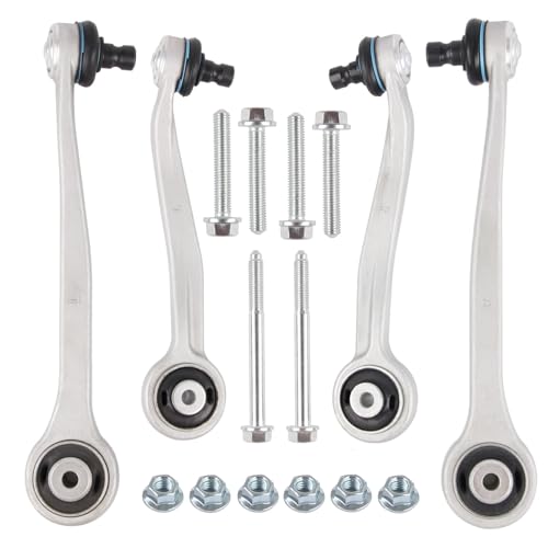 Docas compatible avec Audi A4 8K2 B8 2007-2015 A4 Avant 8K5 B8 2007-2015 A5 8T3 2007-2017 A5 Cabriolet 8F7 2009-2017 Q5 8RB 2012-2017 Jeu de bras, suspension de roue 8K0407505A 8K0407509A (4 pièces)