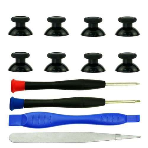 Image of 8PCS Replacement Thumbstick for Xbox one S /X /Elite Controller, Joysticks Repair Kit for Xbox Series X & S Controller, Custom Analog Thumb Sticks Parts for Xbox Core Controller (Black)