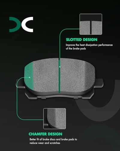 Image of SCITOO Front 10.83 inch Brake Pads and Rotors Kits Fit For Pontiac Vibe 2003 2004 2005 2006 2007 2008,For Toyota Corolla 2003-2008,For Toyota Matrix 2003-2008