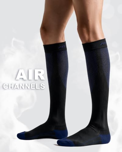 Image of FITRELL 3 Pairs Compression Socks for Women and Men 20-30mmHg-Circulation Support Socks