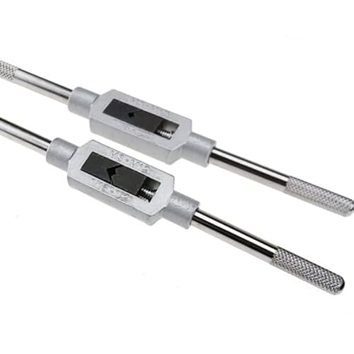 Filetage M6-M20 1/4quot; -3/4" Poignée de robinet alésoir réglable clé à tarauder outil de support filetage métrique robinet perceuse jeu de clés