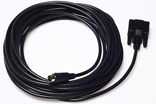 Wirenest 25ft VISCA PTZ Camera Control Cable for Sony EVI BRC SRG Series RS232 8 Pin Mini DIN to DB9F Serial