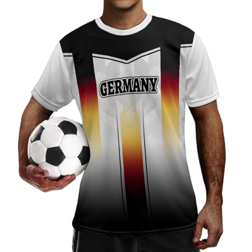 Maillots de football Allemagne grande taille S à 4XL manches courtes homme ado