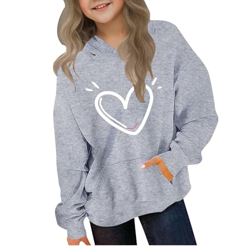 Cute Hoodies for Teen Girls Trendy Preppy Hooded Sweatshirts Oversized Long Sleeve Shirts Winter Clothes for Girls