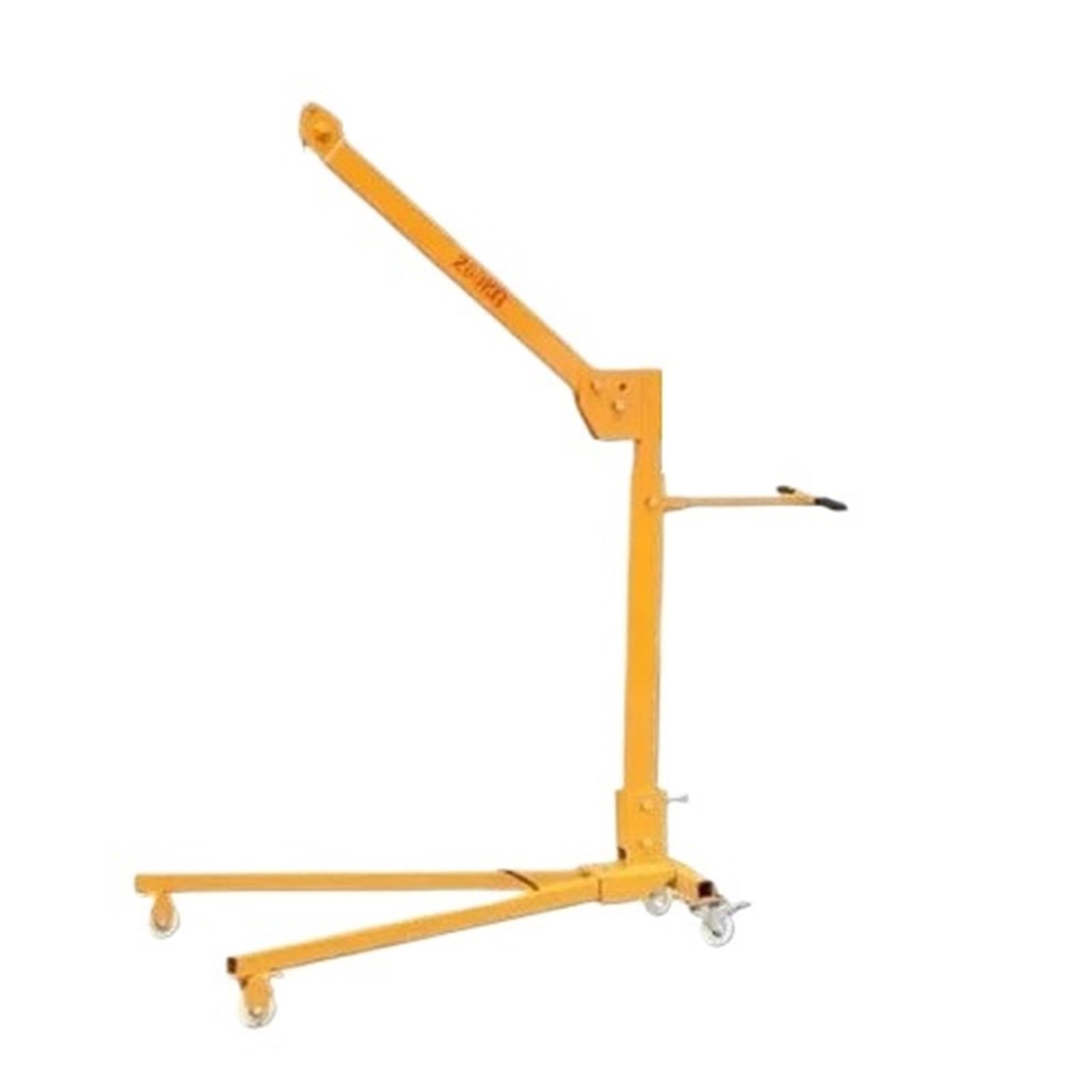 Elektro-Seilzug Mobile tragbare elektrische Mini-Hebekrane, zusammenklappbar, handgekurbelter Haushaltsrahmen, multifunktionale manuelle Hebemaschine(200kg - Hand-cranked)